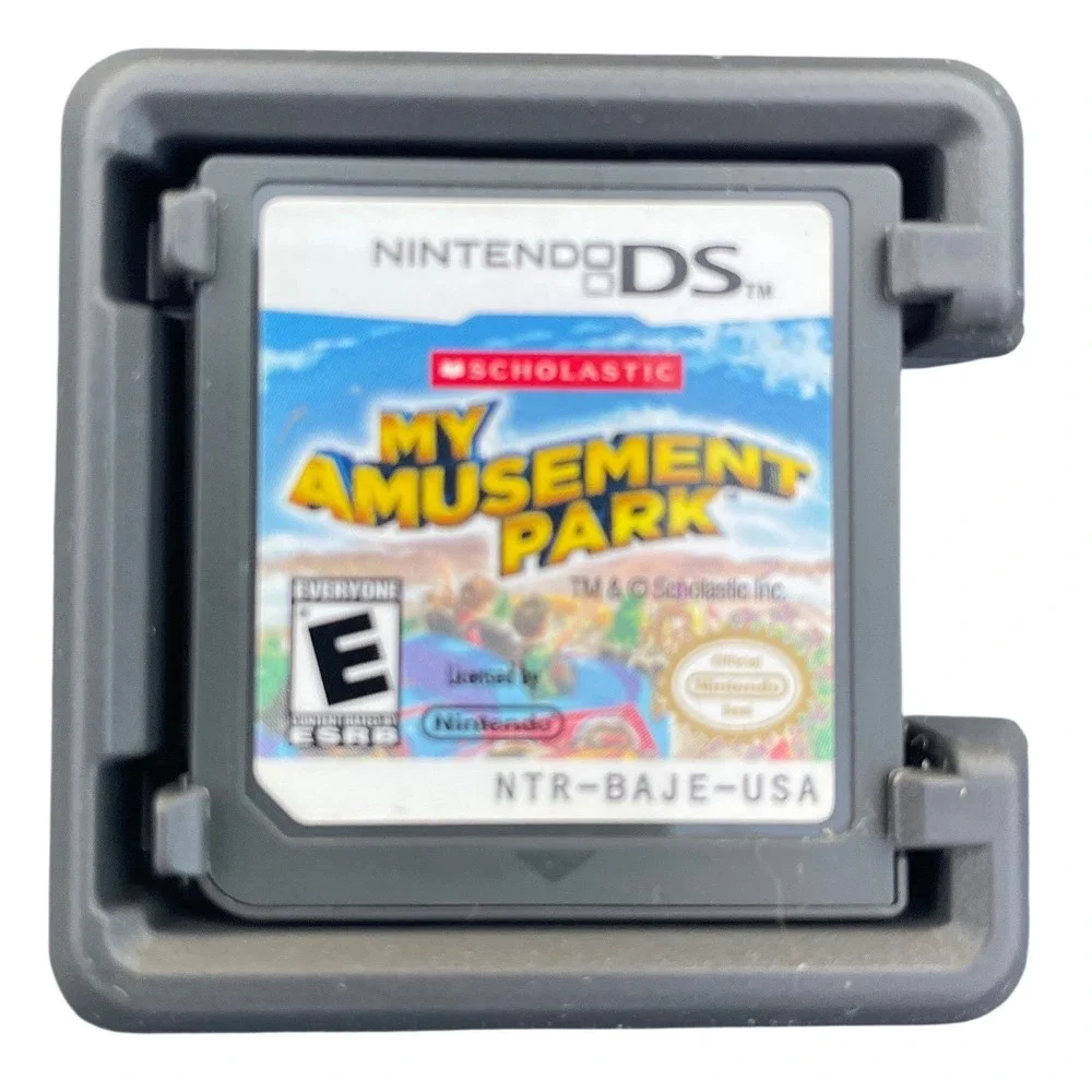 Scholastic My Amusement Park Nintendo DS Game CIB NTR-BAJE-USA Simulation Logic